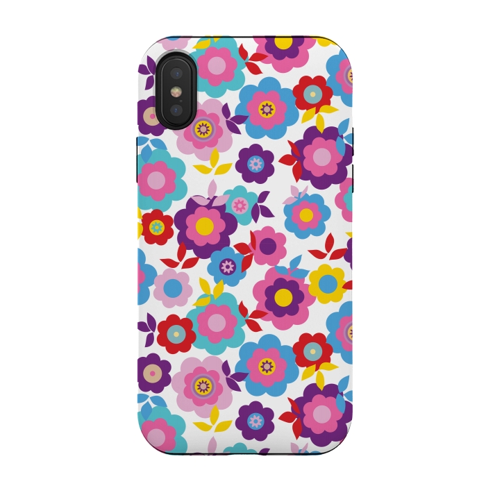 iPhone Xs / X StrongFit Eilin's Spring Flowers 2 by Bledi
