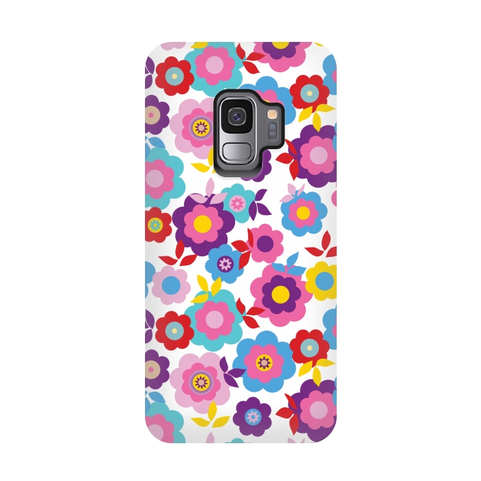 Galaxy S9 StrongFit Eilin's Spring Flowers 2 by Bledi
