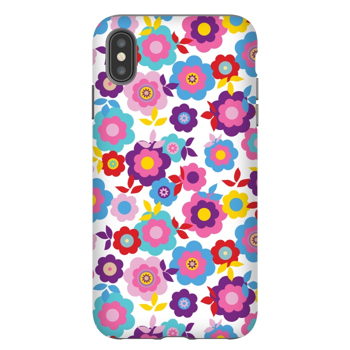 iPhone Xs Max StrongFit Eilin's Spring Flowers 2 by Bledi