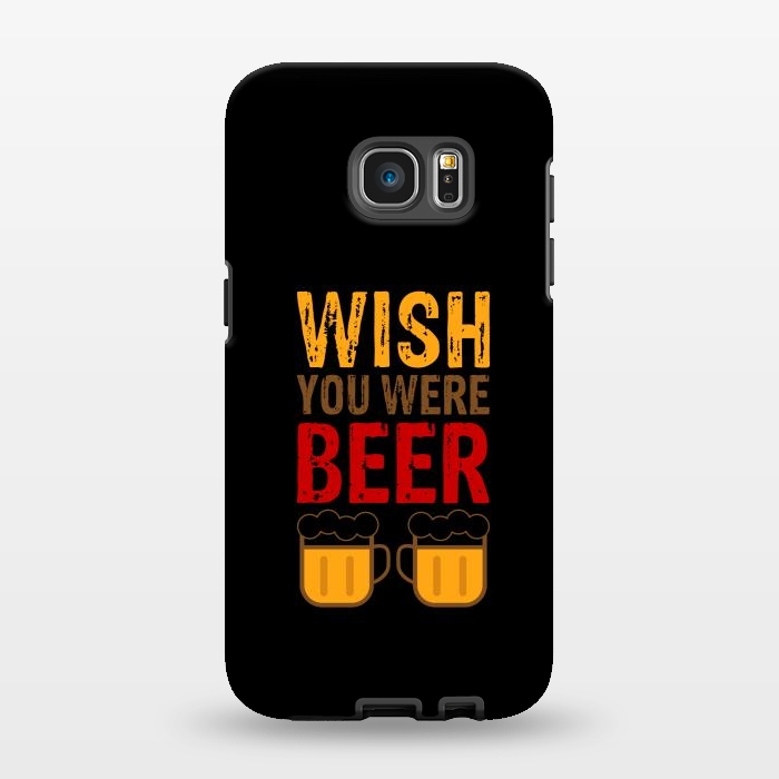 Galaxy S7 EDGE StrongFit wish you were beer by TMSarts