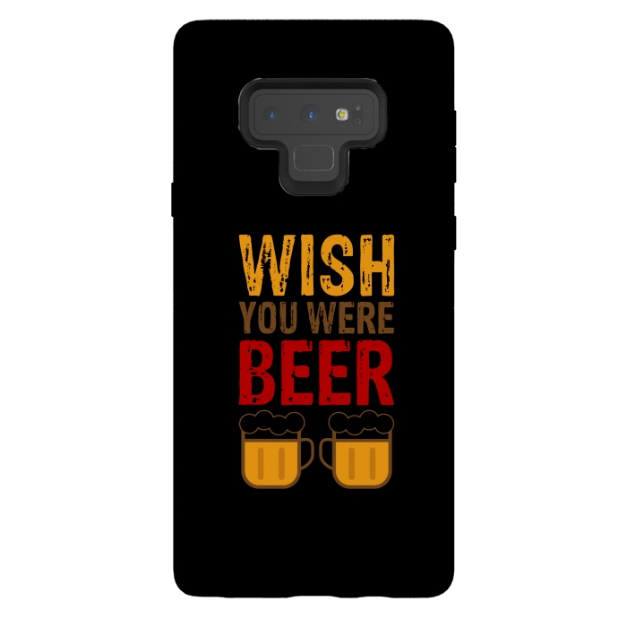 Galaxy Note 9 StrongFit wish you were beer by TMSarts