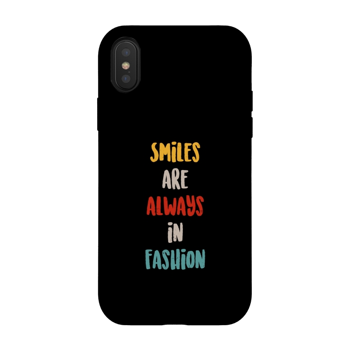 iPhone Xs / X StrongFit smiles always fashion by TMSarts
