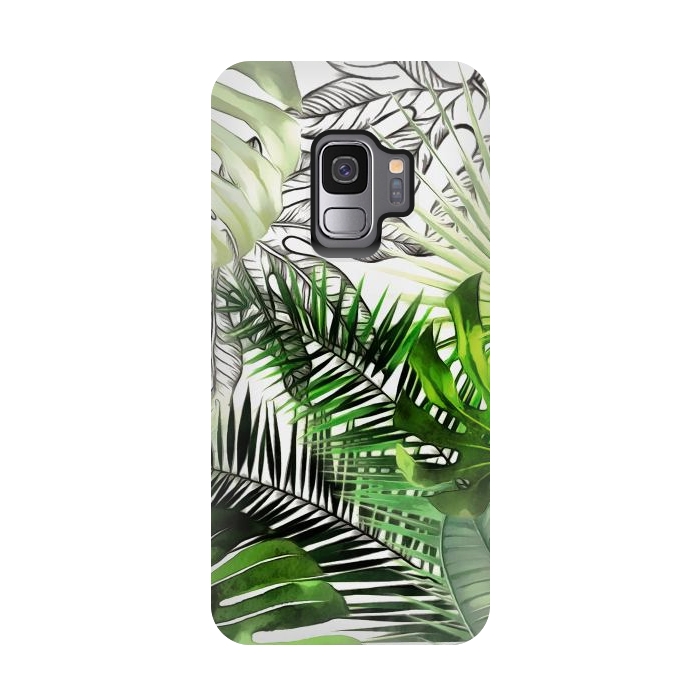 Galaxy S9 StrongFit Tropical Foliage 012 by amini54