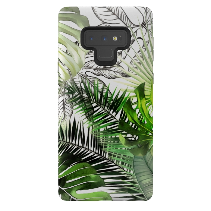 Galaxy Note 9 StrongFit Tropical Foliage 012 by amini54