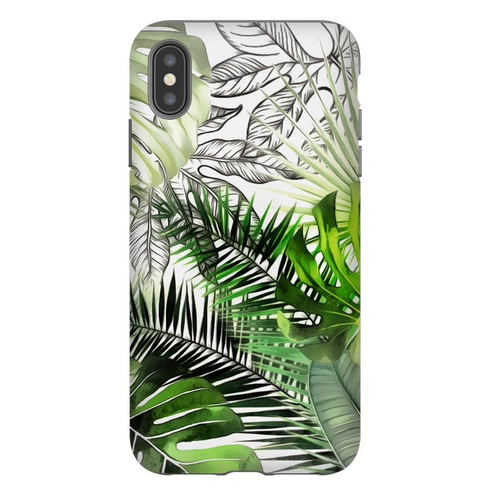 iPhone Xs Max StrongFit Tropical Foliage 012 by amini54