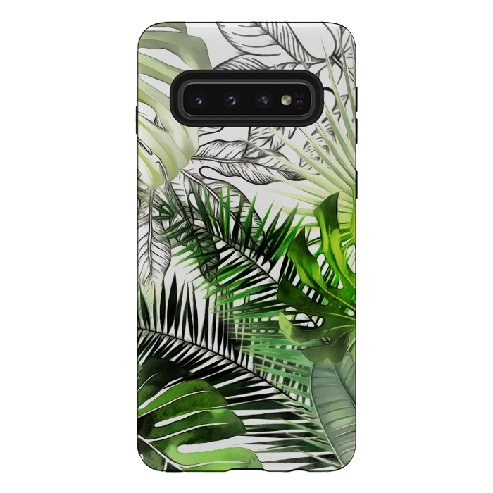 Galaxy S10 StrongFit Tropical Foliage 012 by amini54