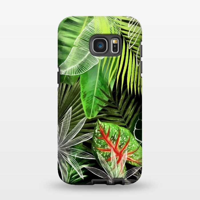 Galaxy S7 EDGE StrongFit Tropical Foliage 041 by amini54