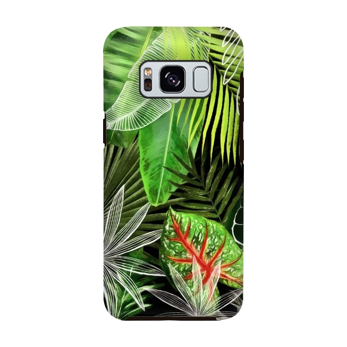 Galaxy S8 StrongFit Tropical Foliage 041 by amini54