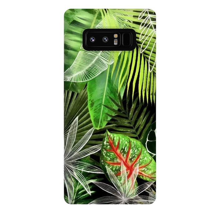 Galaxy Note 8 StrongFit Tropical Foliage 041 by amini54