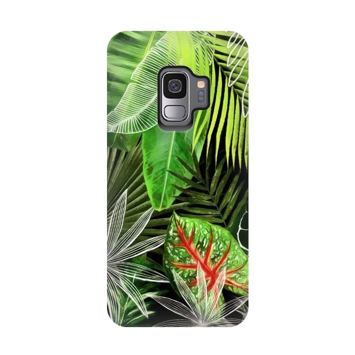 Galaxy S9 StrongFit Tropical Foliage 041 by amini54