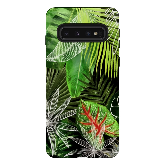 Galaxy S10 StrongFit Tropical Foliage 041 by amini54