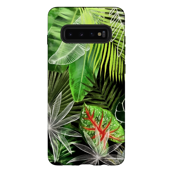 Galaxy S10 plus StrongFit Tropical Foliage 041 by amini54