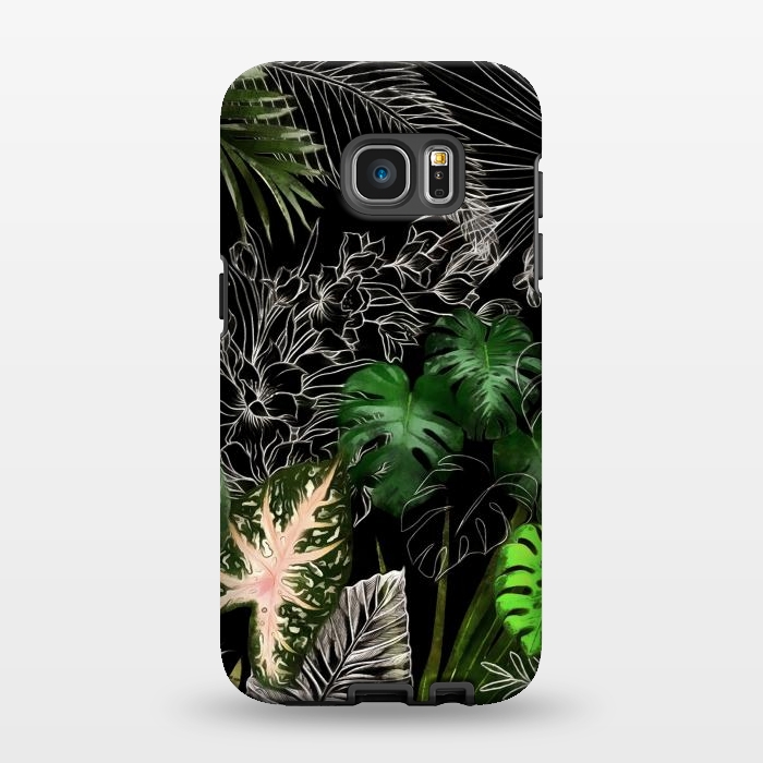 Galaxy S7 EDGE StrongFit Tropical Foliage 042 by amini54