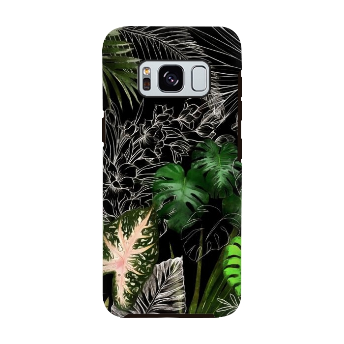 Galaxy S8 StrongFit Tropical Foliage 042 by amini54