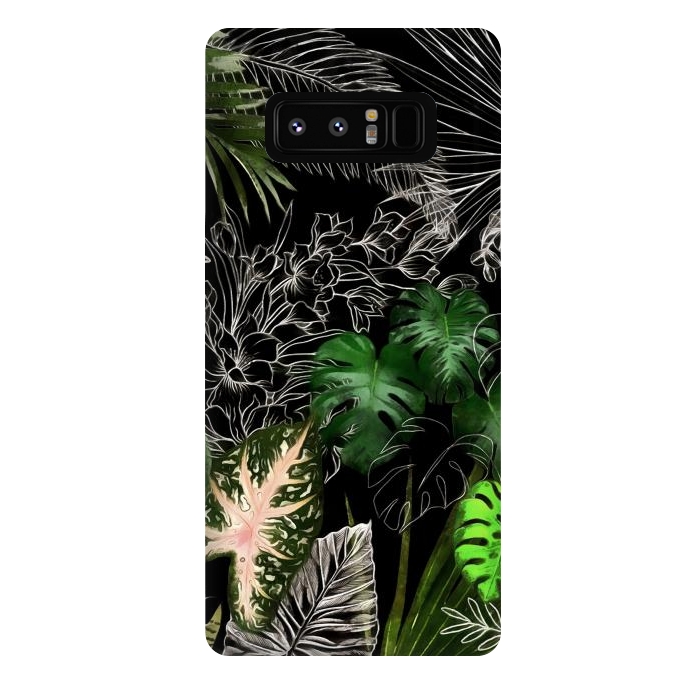 Galaxy Note 8 StrongFit Tropical Foliage 042 by amini54