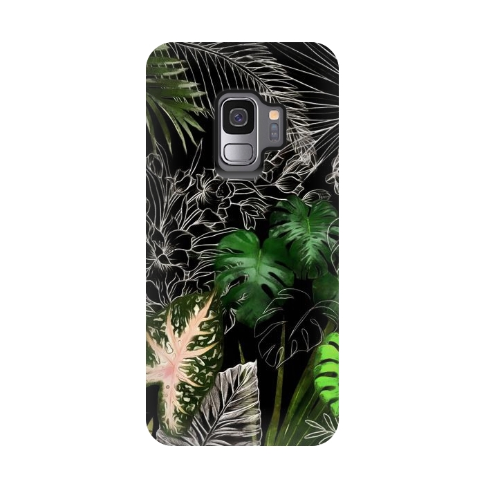 Galaxy S9 StrongFit Tropical Foliage 042 by amini54