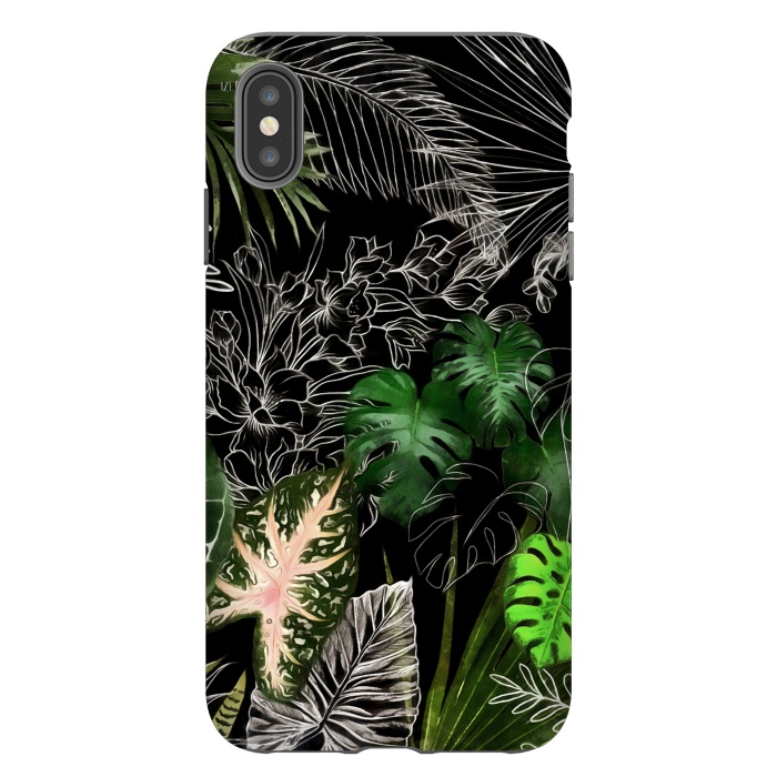 iPhone Xs Max StrongFit Tropical Foliage 042 by amini54