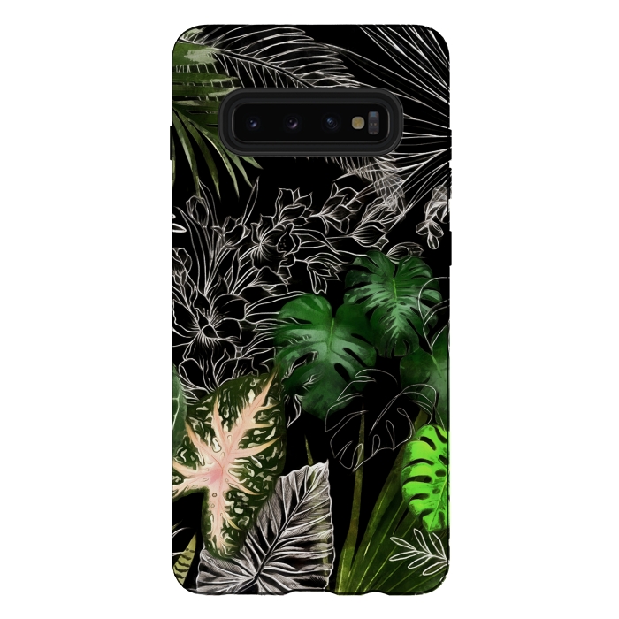 Galaxy S10 plus StrongFit Tropical Foliage 042 by amini54