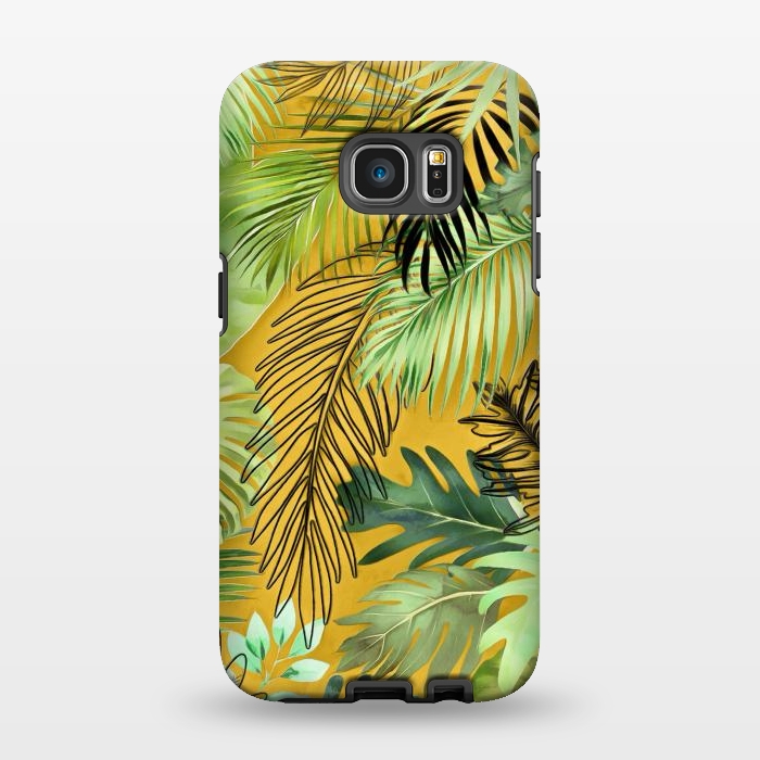 Galaxy S7 EDGE StrongFit Tropical Foliage 061 by amini54