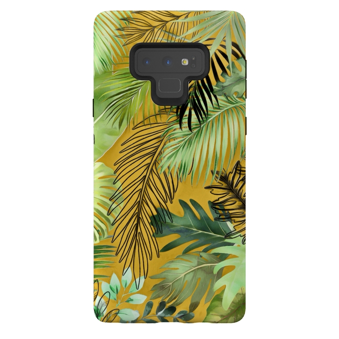Galaxy Note 9 StrongFit Tropical Foliage 061 by amini54