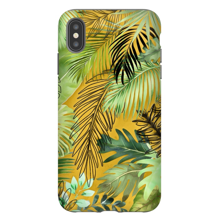 iPhone Xs Max StrongFit Tropical Foliage 061 by amini54