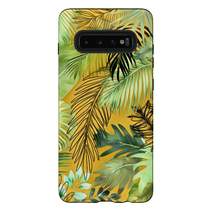 Galaxy S10 plus StrongFit Tropical Foliage 061 by amini54