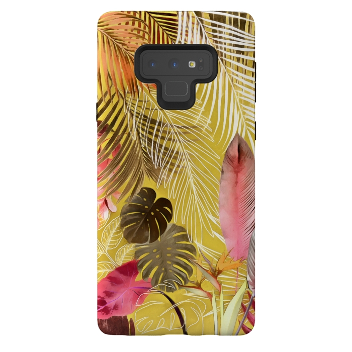 Galaxy Note 9 StrongFit Tropical Foliage 071 by amini54