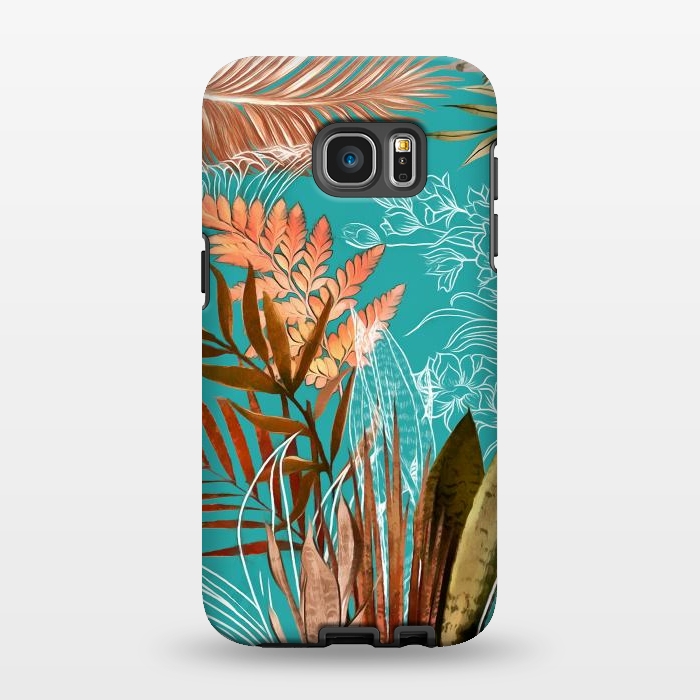 Galaxy S7 EDGE StrongFit Tropical Foliage 081 by amini54