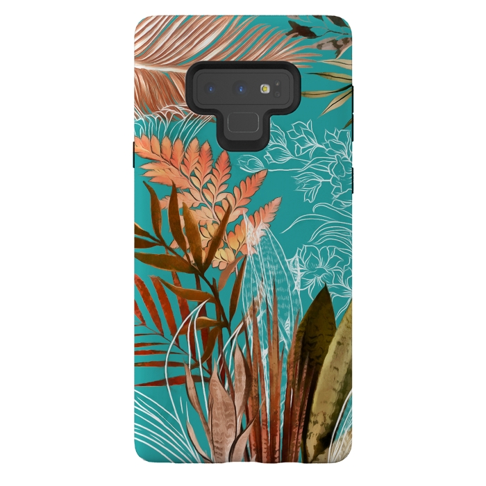 Galaxy Note 9 StrongFit Tropical Foliage 081 by amini54