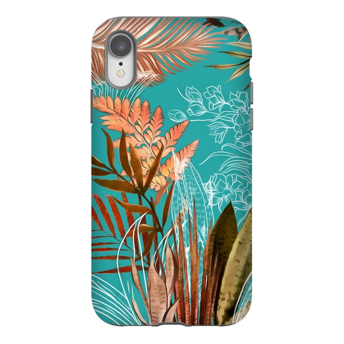 iPhone Xr StrongFit Tropical Foliage 081 by amini54
