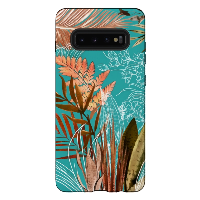 Galaxy S10 plus StrongFit Tropical Foliage 081 by amini54