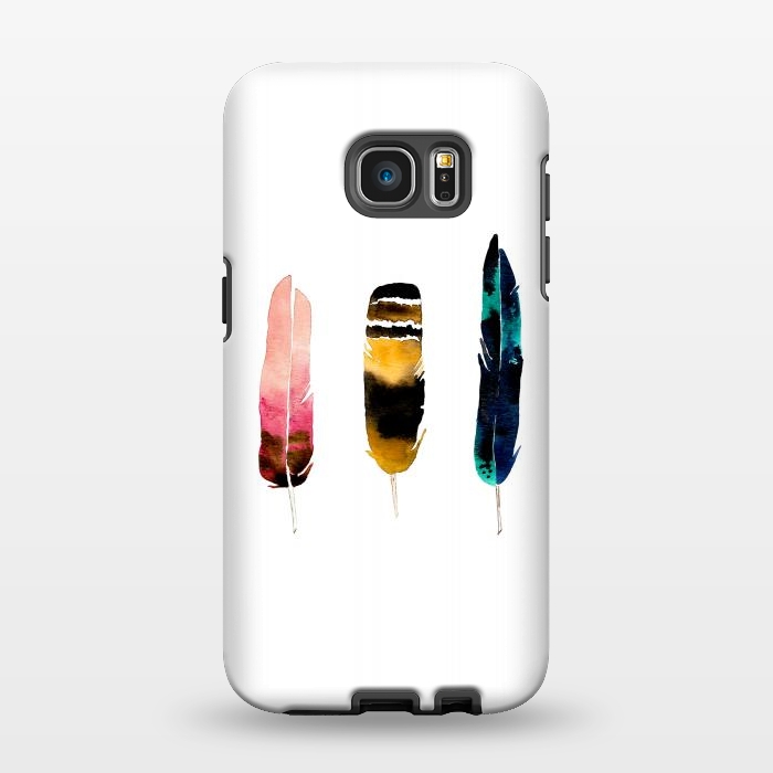 Galaxy S7 EDGE StrongFit Feather Warmth  by Amaya Brydon