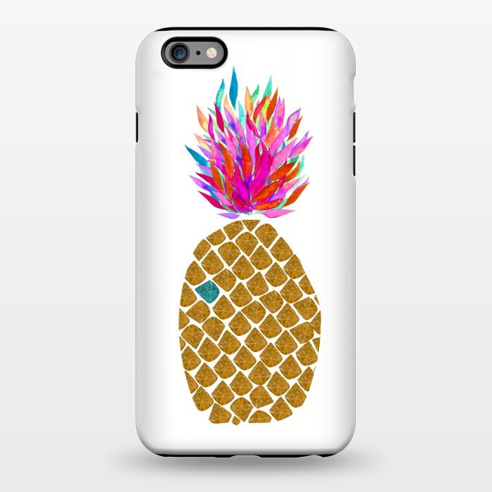 iPhone 6/6s plus StrongFit Carnaval Pineapple by Amaya Brydon