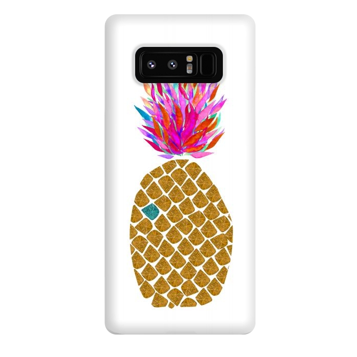 Galaxy Note 8 StrongFit Carnaval Pineapple by Amaya Brydon