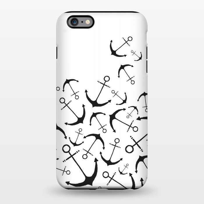 iPhone 6/6s plus StrongFit Nautical Drop White by Amaya Brydon