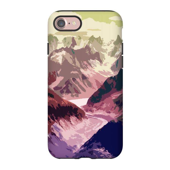 iPhone 7 StrongFit Mountain River by Creativeaxle