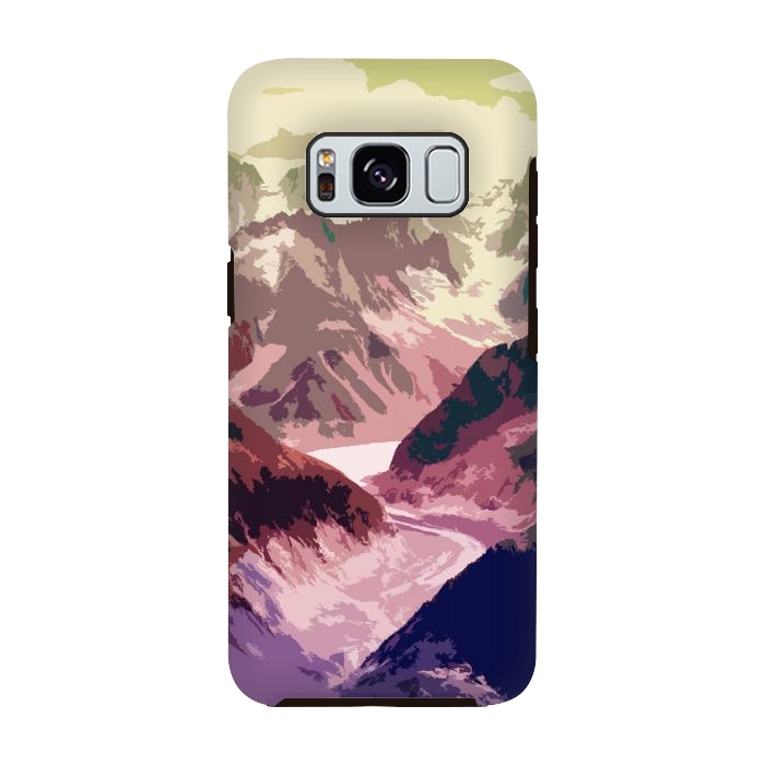Galaxy S8 StrongFit Mountain River by Creativeaxle