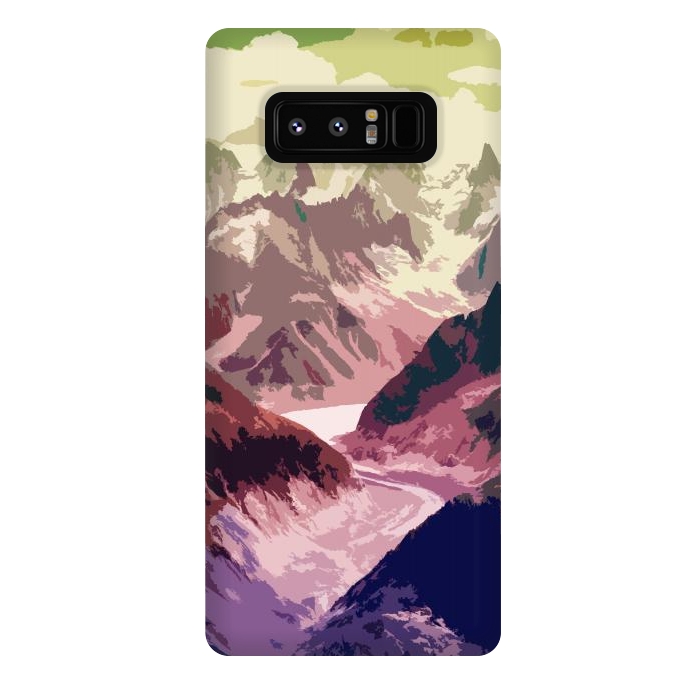 Galaxy Note 8 StrongFit Mountain River by Creativeaxle