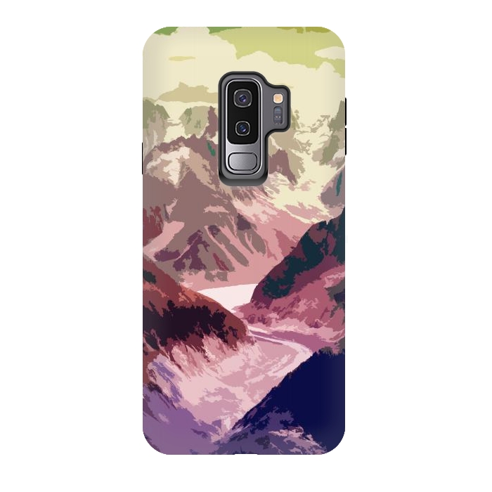 Galaxy S9 plus StrongFit Mountain River by Creativeaxle