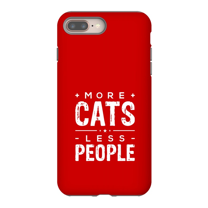 iPhone 7 plus StrongFit more cats less people by TMSarts