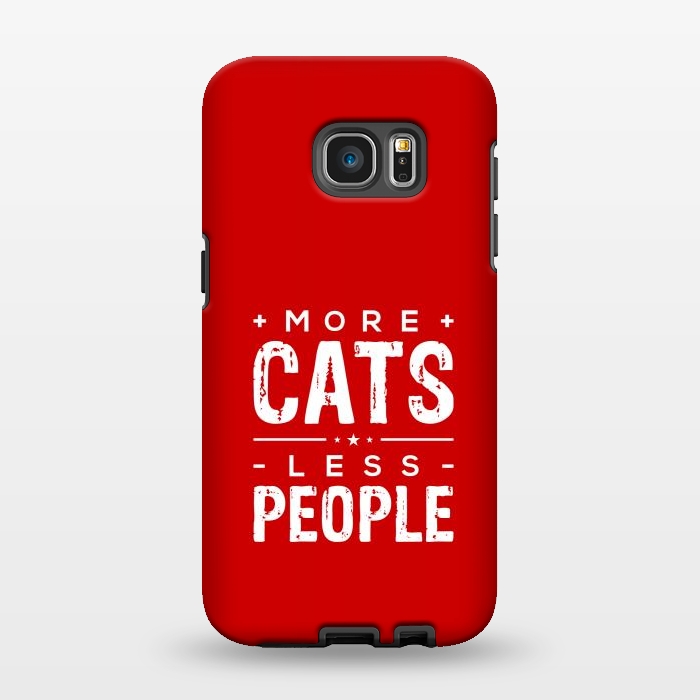 Galaxy S7 EDGE StrongFit more cats less people by TMSarts