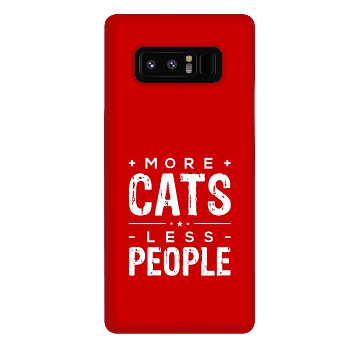 Galaxy Note 8 StrongFit more cats less people by TMSarts