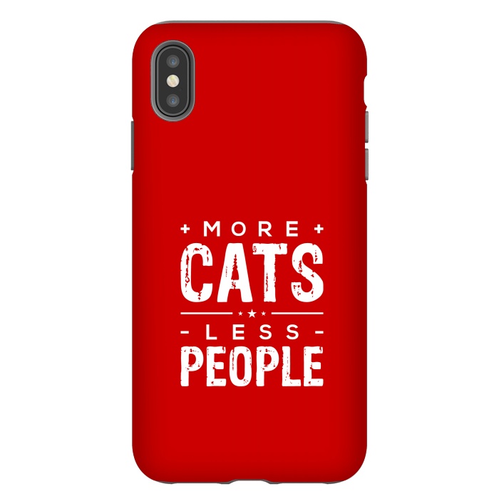 iPhone Xs Max StrongFit more cats less people by TMSarts