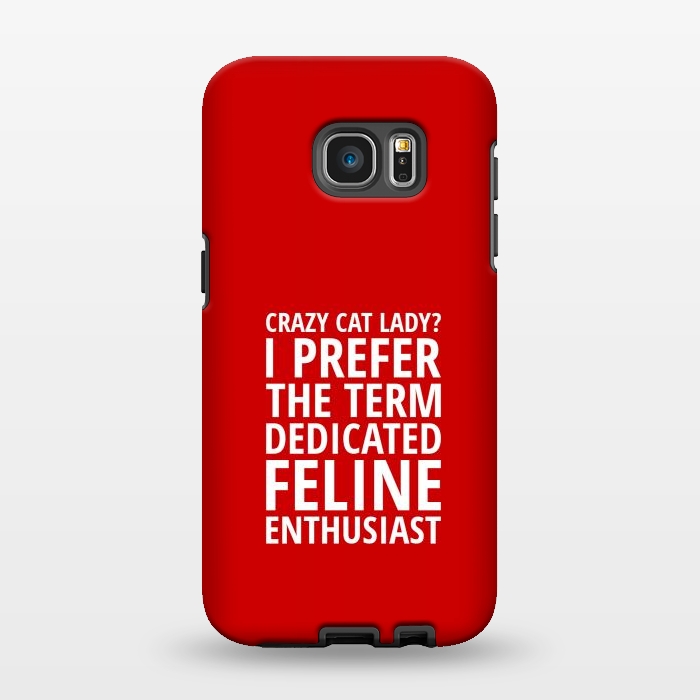 Galaxy S7 EDGE StrongFit crazy cat lady by TMSarts