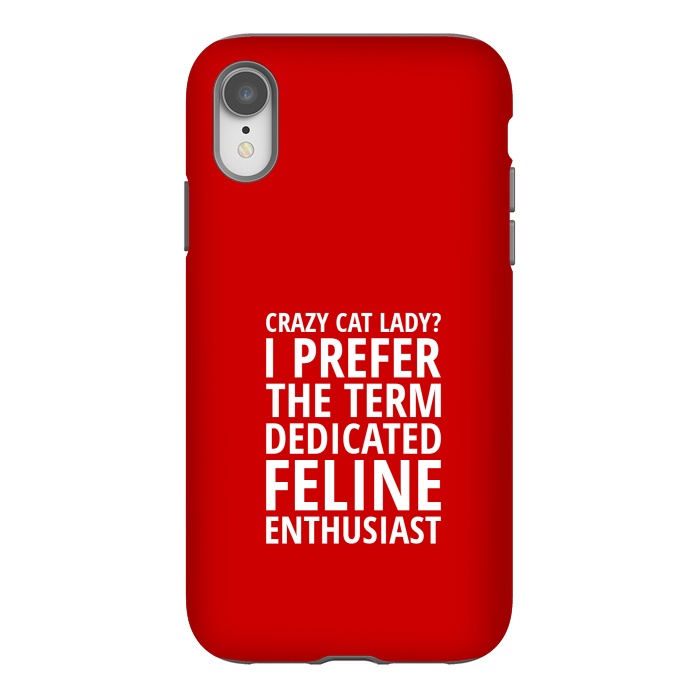 iPhone Xr StrongFit crazy cat lady by TMSarts