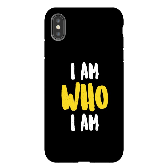 iPhone Xs Max StrongFit i am who i am by TMSarts