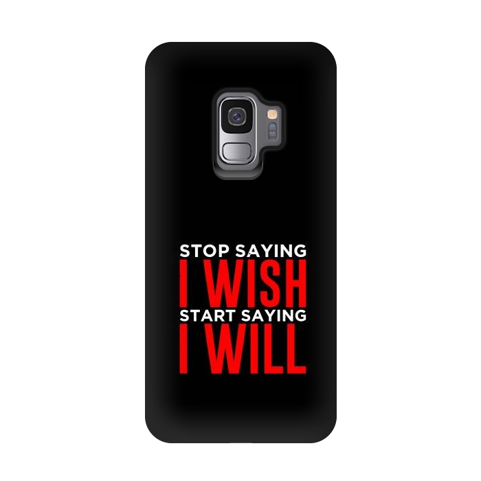 Galaxy S9 StrongFit stop saying i wish by TMSarts