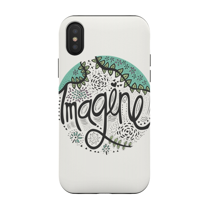 iPhone Xs / X StrongFit Imagine by Pom Graphic Design