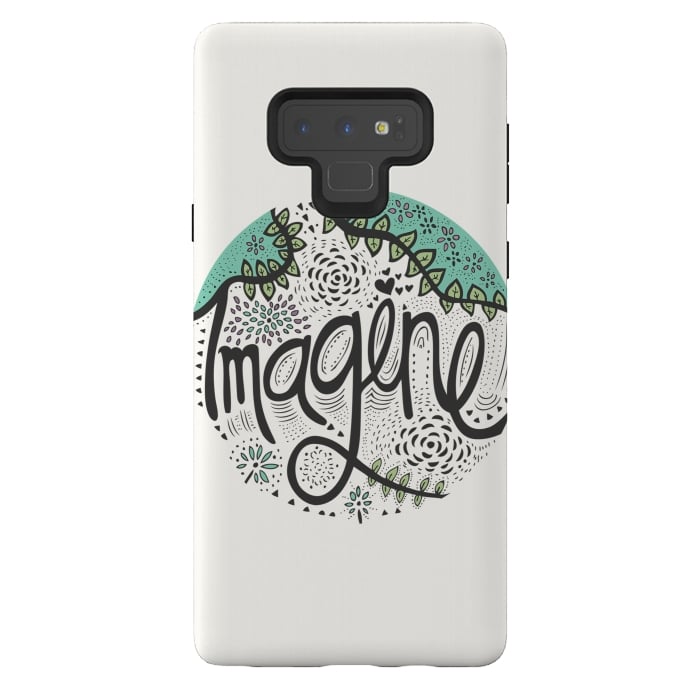 Galaxy Note 9 StrongFit Imagine by Pom Graphic Design
