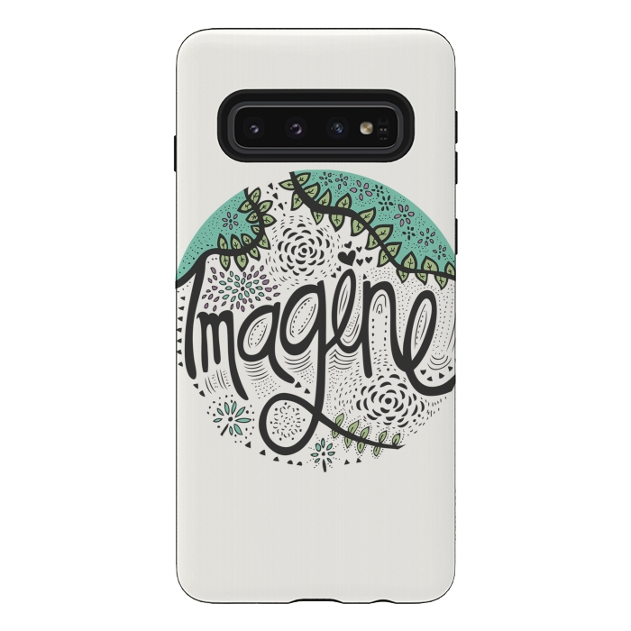 Galaxy S10 StrongFit Imagine by Pom Graphic Design